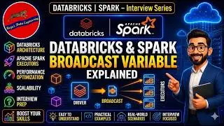 25. Databricks | Spark | Broadcast Variable| Interview Question | Performance Tuning