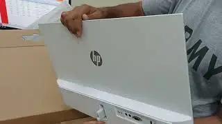 HP desktop screen unboxing & review slim design 23