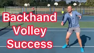Easy Backhand Volley Improvement (1 Simple Tennis Tip)