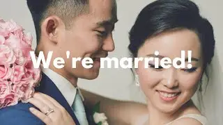 We're married!