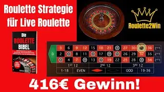 Dauerhaft Geldverdienen im Online Casino! Auf 416€ mit Roulettestrategie deutsch