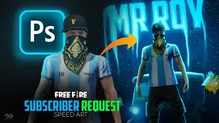 I MADE YOUR CHARACTER INTO SOMETHING COOL || FREEFIRE x PHOTOSHOP