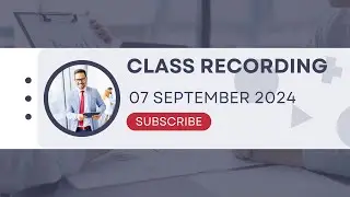 Class Recording 7 Septembor (Food Menu P2)