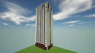How to build a skyscraper in minecraft. Houses for the city. Tutorial.