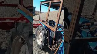 ИСЕКИ \ ISEKI TS-2210 .  самодельная кабина. минитрактор.