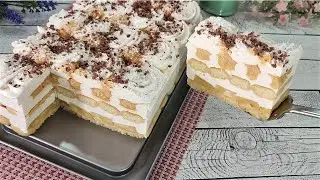 An unforgettable delicious MARSHMALLOW cake PINA COLADA! Without fat and dairy products