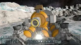 Space Engineers | Exploration Enhanced Mod | Lunar base Build (Time Lapse)