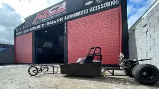 tive que desmontar o motor do meu dragster Júnior