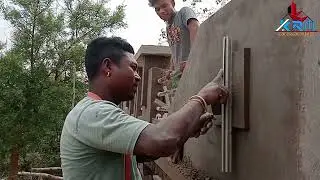 New wall Parapet Design Elevation Design New Home Design #KRMconstruction pop design flowers design
