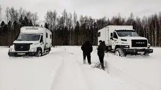 Ural Next vs. Sadko Next in the snow