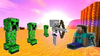 I SURVIVED 100 DAYS IN DESERT IN LOKICRAFT/MINECRAFT