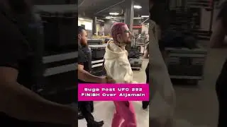 Suga after UFC 292 FInish