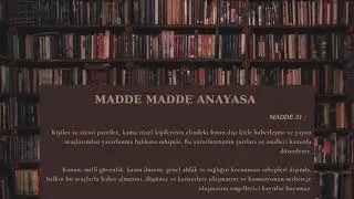 #31 Anayasa Madde 31-Kamu tüzel kişilerinin elindeki basın dışı kitle haberleşme araçlarından yar...