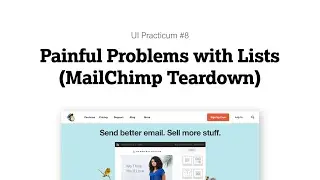 Painful Problems with Lists (MailChimp Teardown)