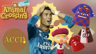 Top 12 Football Shirts In Animal Crossing (Barcelona/RealMadrid) [Design Codes]