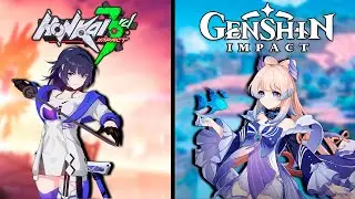 Genshin Impact Locations VS Honkai Impact locations