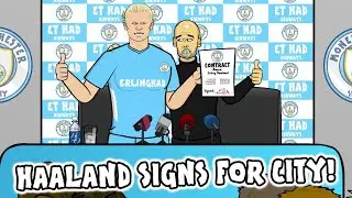 Erling Haaland signs for Man City! 442oons REACTS!