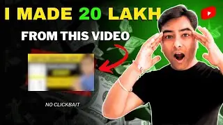 Revealing My Secrets 🤫 How I made 20 Lakh form this Youtube video by selling my service.