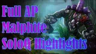Tilting ADs Everywhere - Full AP Malphite SoloQ Highlights | League of Legends