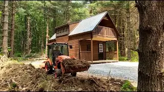 Cabin visit, Dirt Moving and Trail Mowing