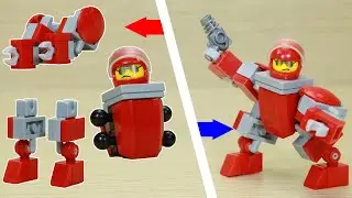 [Lego Builds Police Robot] How To Builds Lego Robot | Lego Robot Tutorial