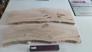 River Table Part 1: Debarking, Flattening, And Purple Heart Bowties
