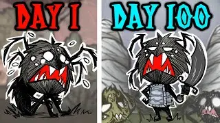 I Survived 100 DAYS As WEBBER In Don't Starve Together