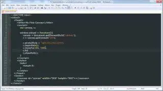 Lines & Paths - HTML5 Canvas Basics Tutorial 3
