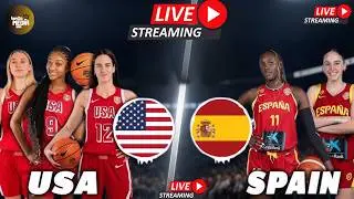 (LIVE) Angel Reese Caitlin Clark | Spain vs USA FIBA Women’s Basketball World Cup Semifinals