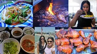 Frozen Doubles?! USS Lexington, Jerk Chicken & Pork and Trini Chinese