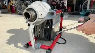How To Use The Ridgid K60 Drain Machine