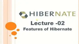 features of hibernate