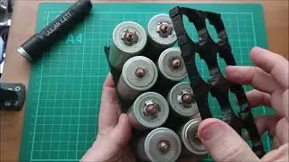 Build a 12.8V 150Wh LiFePO4 Battery 4S2P