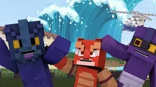 Minecraft Animation | Tsunami Natural Disaster! (Who's Your Daddy Animation)
