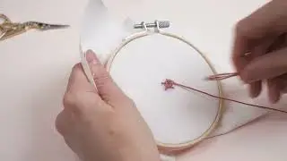 Broderie : point de roue - vidéo tuto