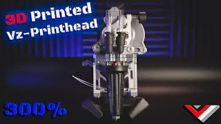 3D Printed Vz-Printhead! 300% scaled