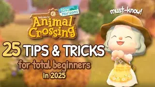25 Animal Crossing BEGINNER TIPS! 🌲 (every early game tip EXPLAINED for new players)