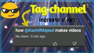 ✅how to tag a channel in youtube video title
