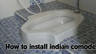 How to install indian comode | Indian toilet 🚽 seat