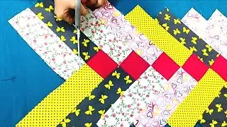 🍁Greative patchwork for beginners🍁ideas for striped patchwork