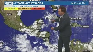 Monday 10 PM Tropical Update: Tracking tropical moisture