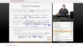 PHP with MySQL - SELECT Command