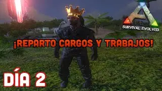 ARK MOBILE SERIE DE ROL! Cargos Herrero, General, Cocinero... *TERRENOS DISPUTADOS* Día 2 ⚔