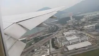 2016-03-25 - Cathay 777-300ER - Economy Section - Takeoff from HKG