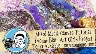 YB Time To Fly Mixed Medi Canvas Tutorial