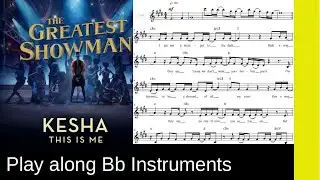This Is Me (The Greatest Showman, 2027), Bb-Instrument Play Along