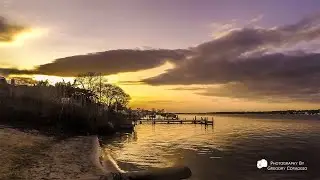 Sunday's Sunset Time-lapse on the Metedeconk River