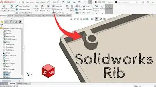 Solidworks Rib in Under 2 Min! | Solidworks Tutorial