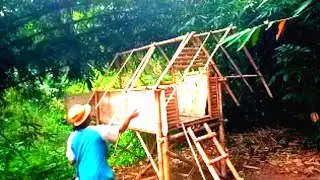 CAMPING IN HEAVY RAIN||Sleep soundly in a comfortable and peaceful shelter.