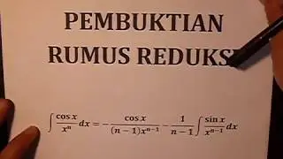 Rumus Reduksi (Reduction) Integral (cos x)/(x^n) dx